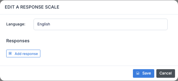 Scale creation modal