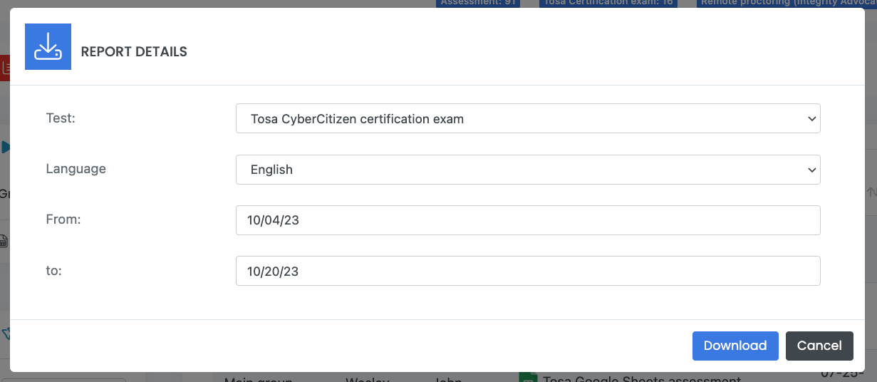 A screenshot of a computer Description automatically generated