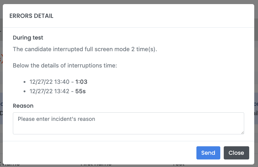 A screenshot of a message Description automatically generated